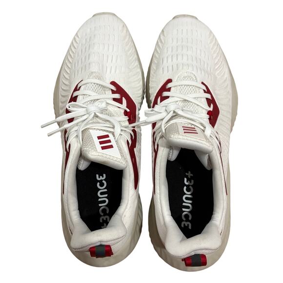 adidas Alphabounce Men’s Red White Athletic Sneakers SZ 14 Nebraska Player Issue